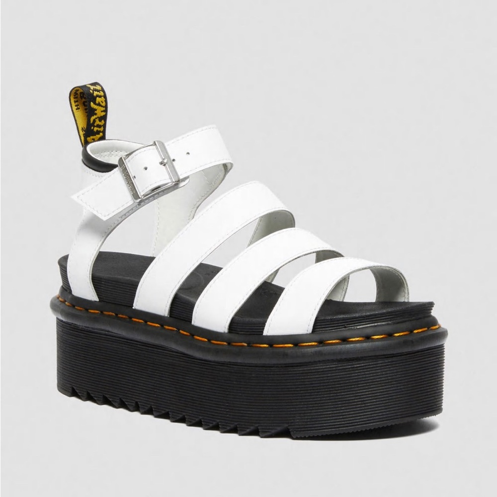Dr. Martens Blaire Hydro Leather Platform Strap Sandals